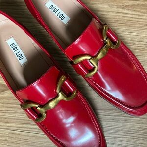 NWT Bibi Lou Zagreb Red Loafers